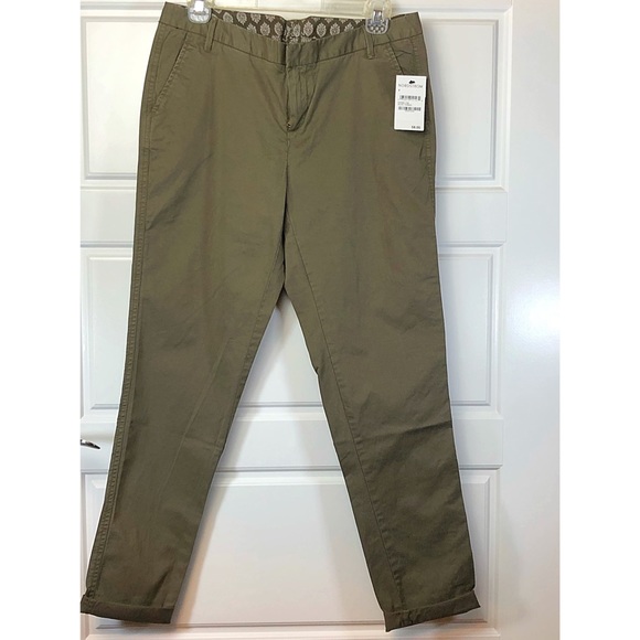 Caslon Chino Cuffed Ankle Pants. Size 6. NWT - Picture 2 of 7